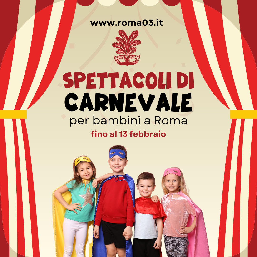 carnevale per bambini a roma